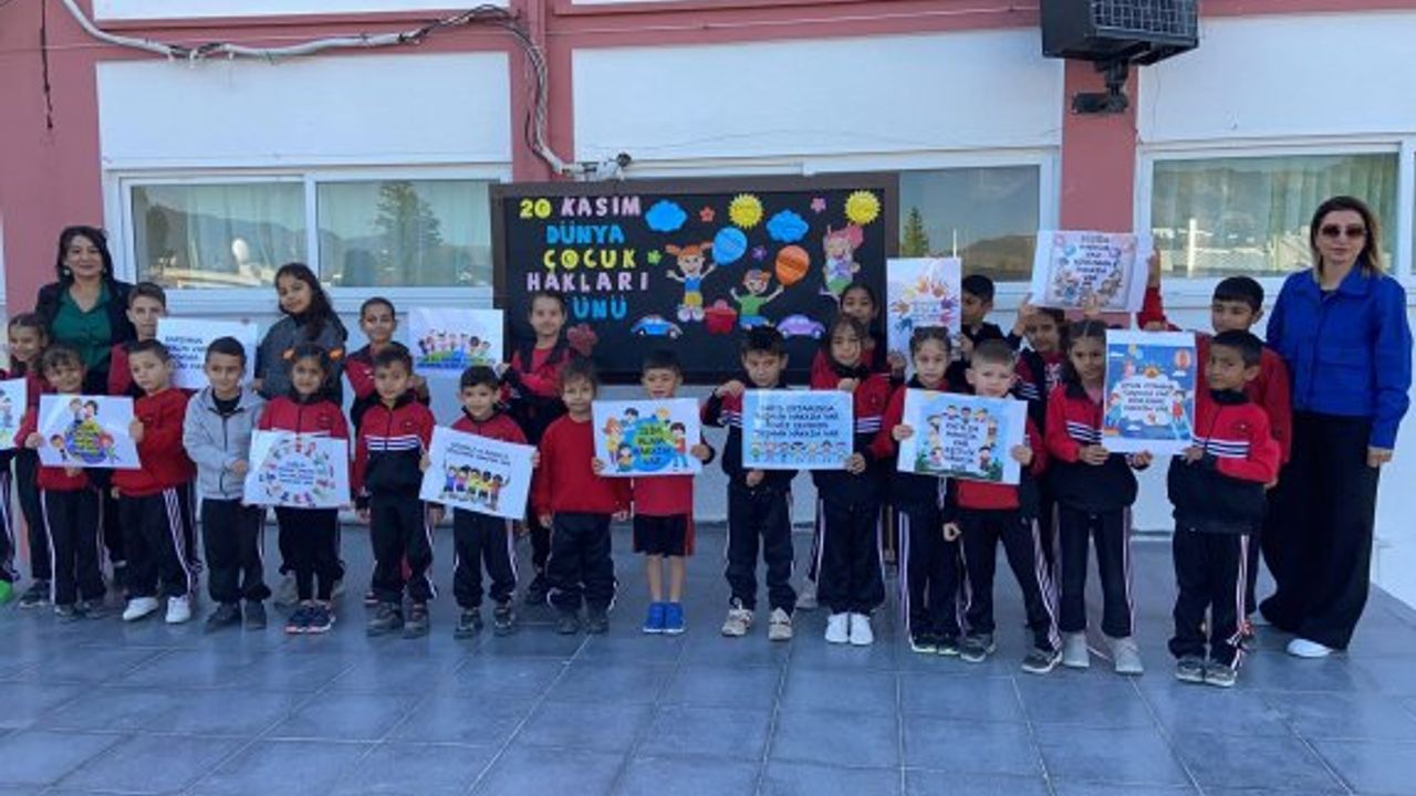 Haspolat İlkokulu öğrencileri, çocuk haklarının farkında