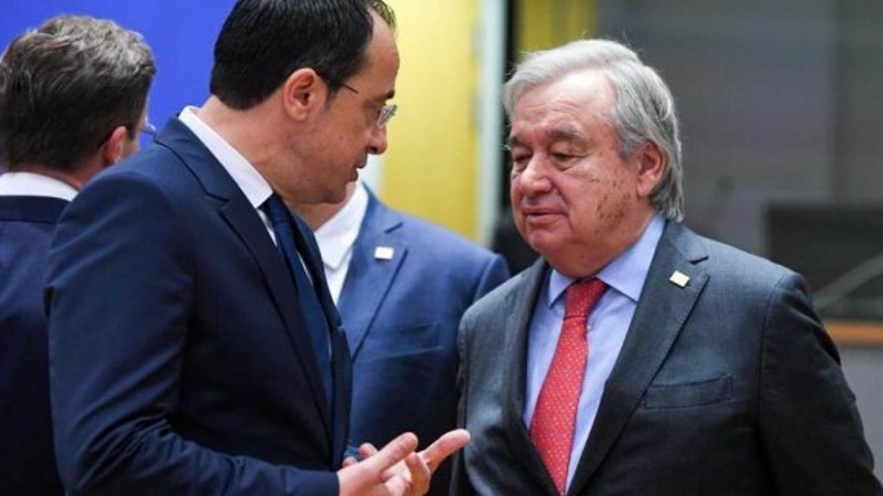 Hristodulidis Pazartesi günü Guterres’le telefonda görüşecek