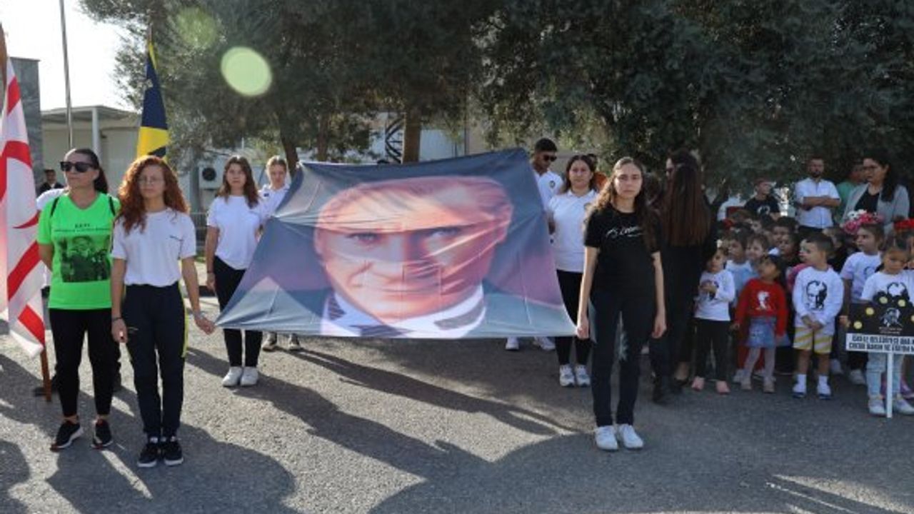 Mustafa Kemal Atatürk İskele’de de törenle anıldı