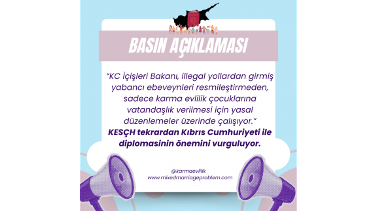 Karma Evlilik Sorunu Çözüm Harekatından basın açıklaması