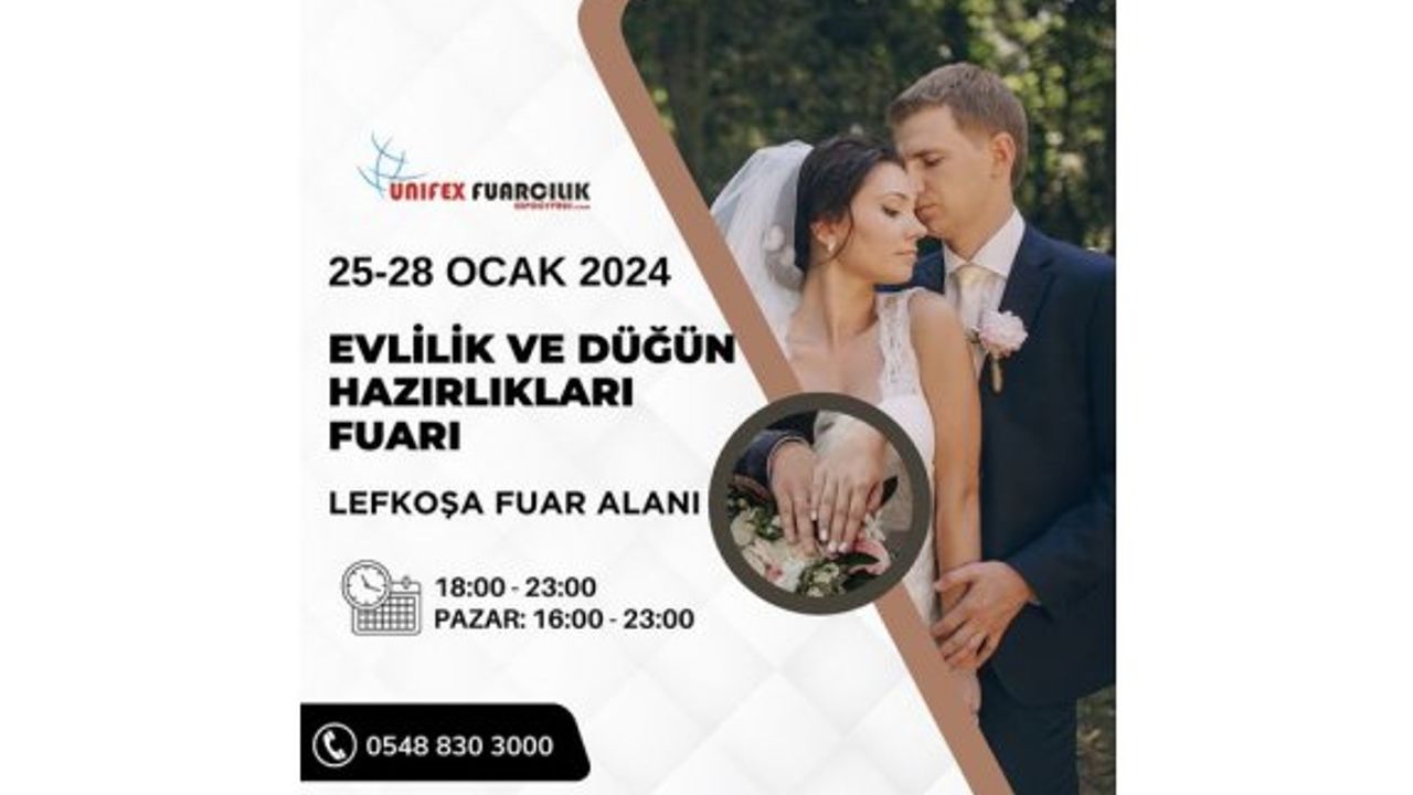 Evlilik ve Düğün Hazırlıkları ile mobilya fuarı 25 Ocak’ta açılıyor