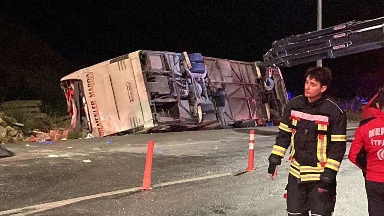 Mersin'de otobüs faciası: 9 ölü, 30 yaralı