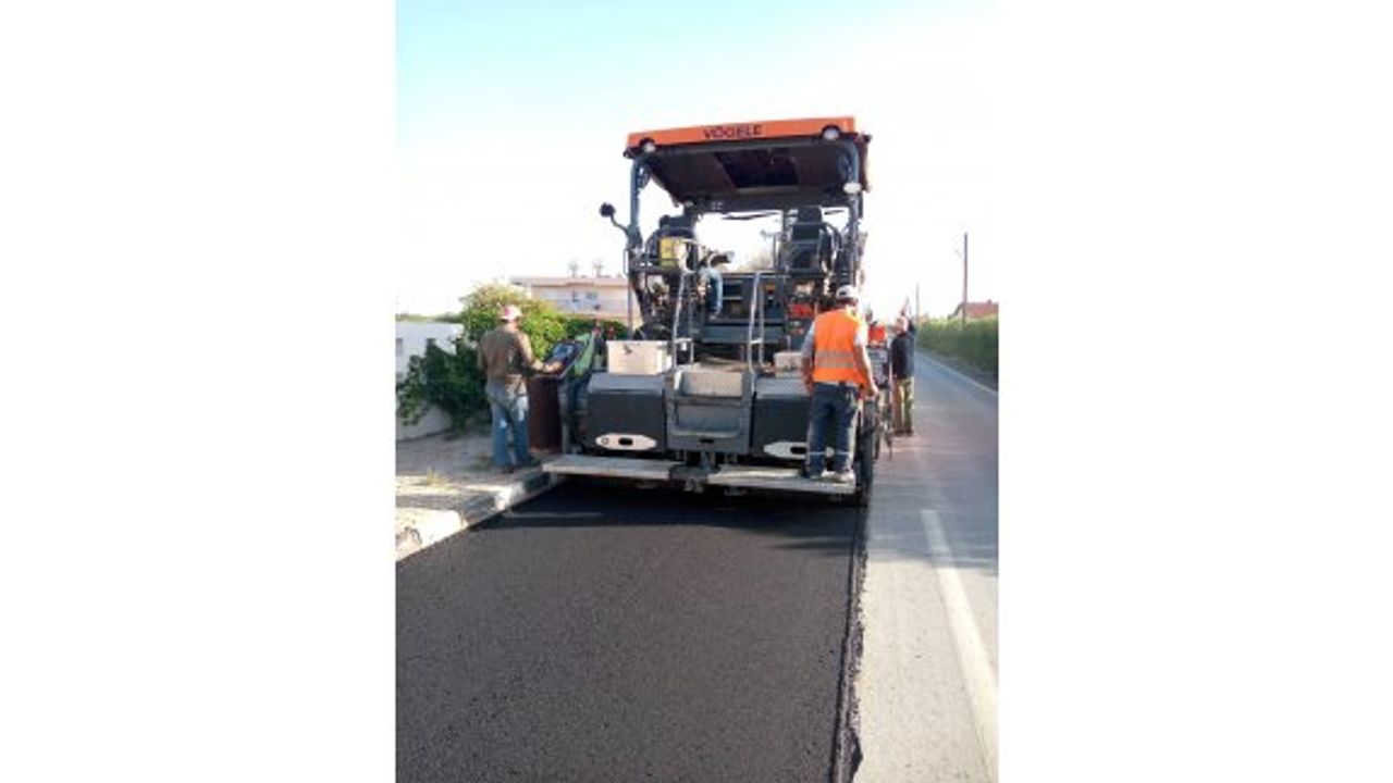 Ülke genelinde 62 km’lik yol yapım 5 yol yapım çalışması yürütülüyor