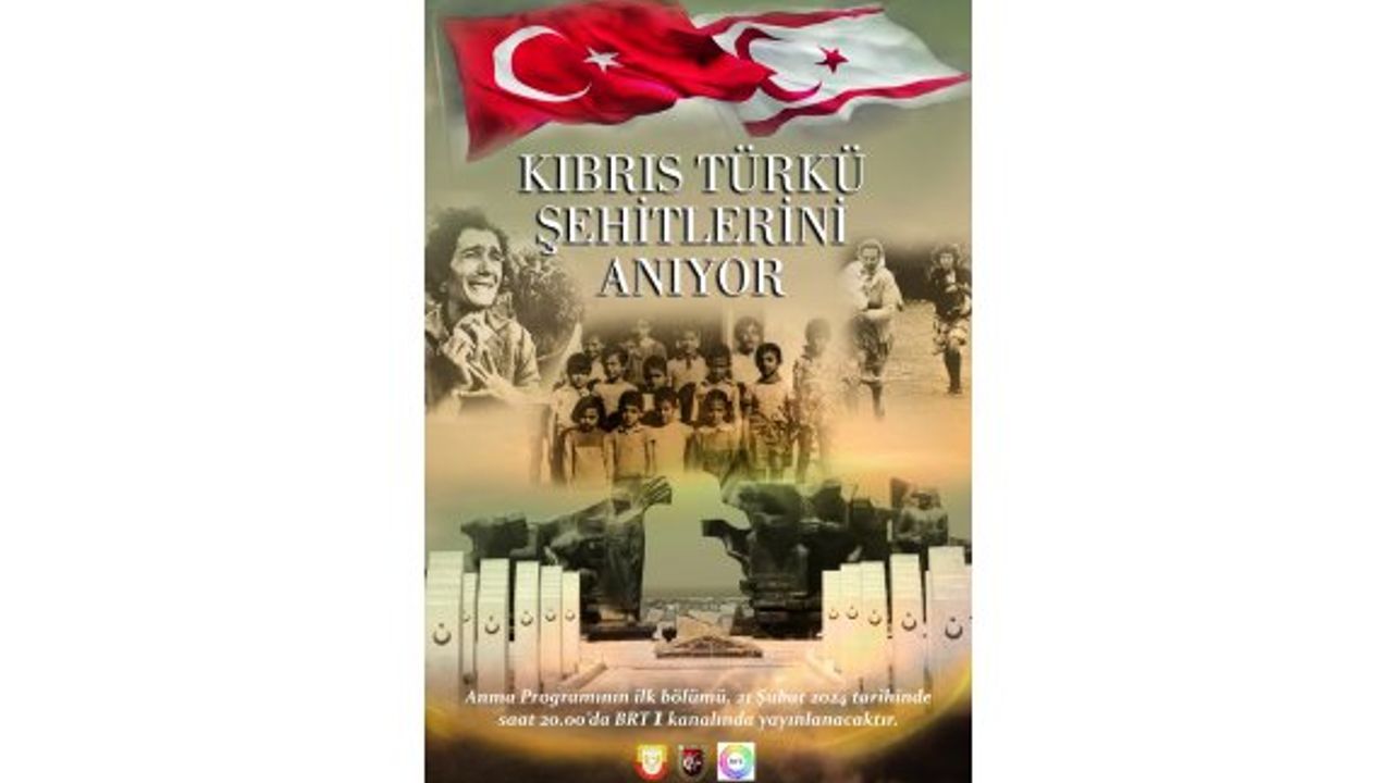 "Kıbrıs Türkü Şehitlerini Anıyor" BRT'de başlıyor