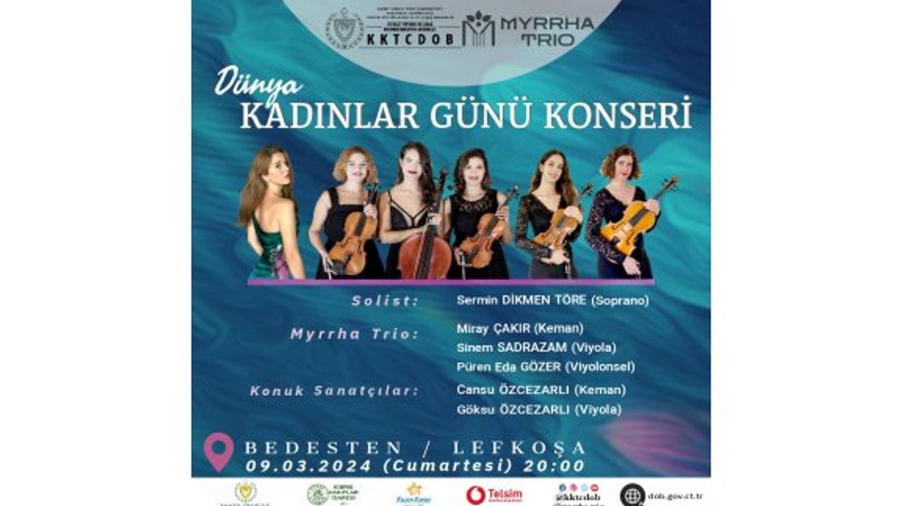 “Dünya Kadınlar Günü Konseri” yapılıyor