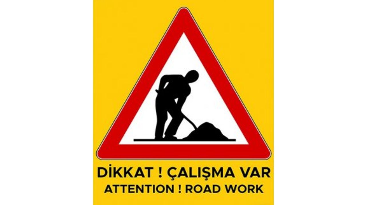 Kantara-Kaplıca anayolunda yol çalışması, sürücülerden yavaş ve dikkatli seyretmeleri istendi