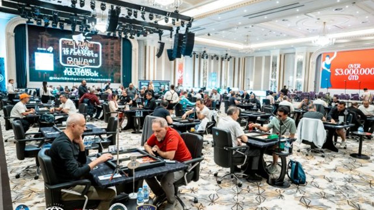 Merit tavla turnuvalarına 30 ülkeden bin kişi geldi