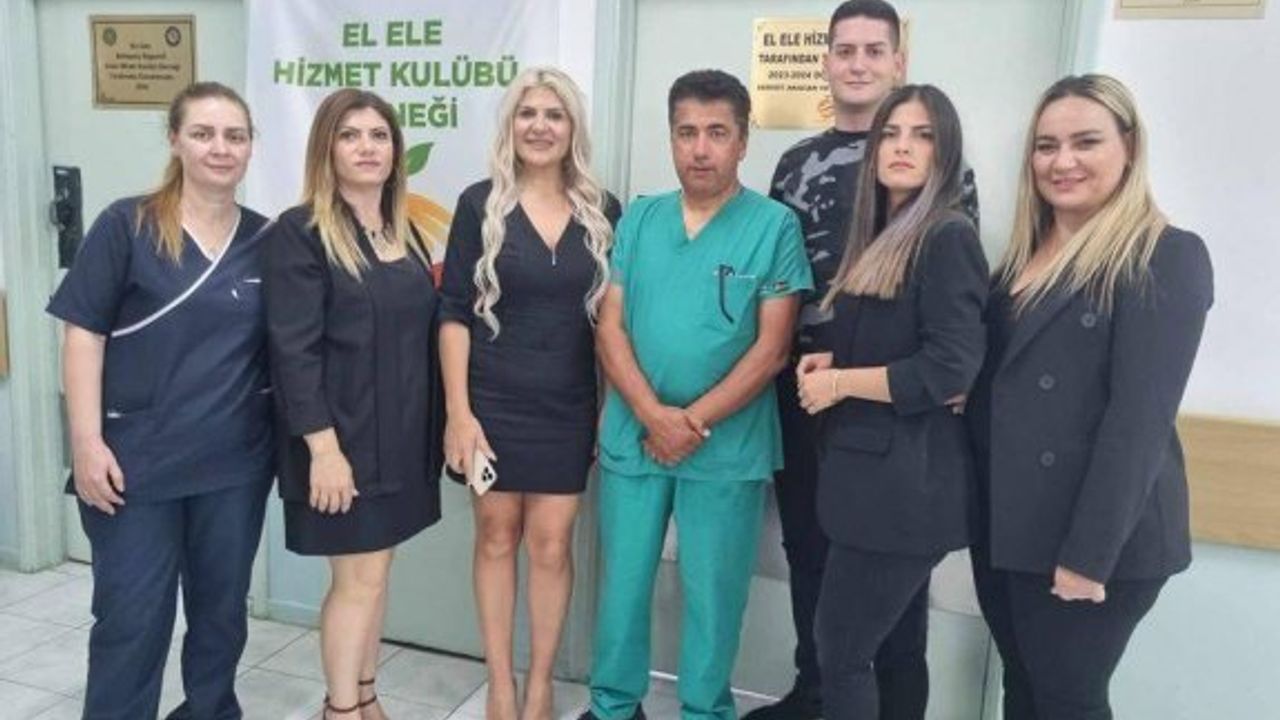 El Ele Hizmet Kulübü Cengiz Topel Hastanesi’ne yardım etti
