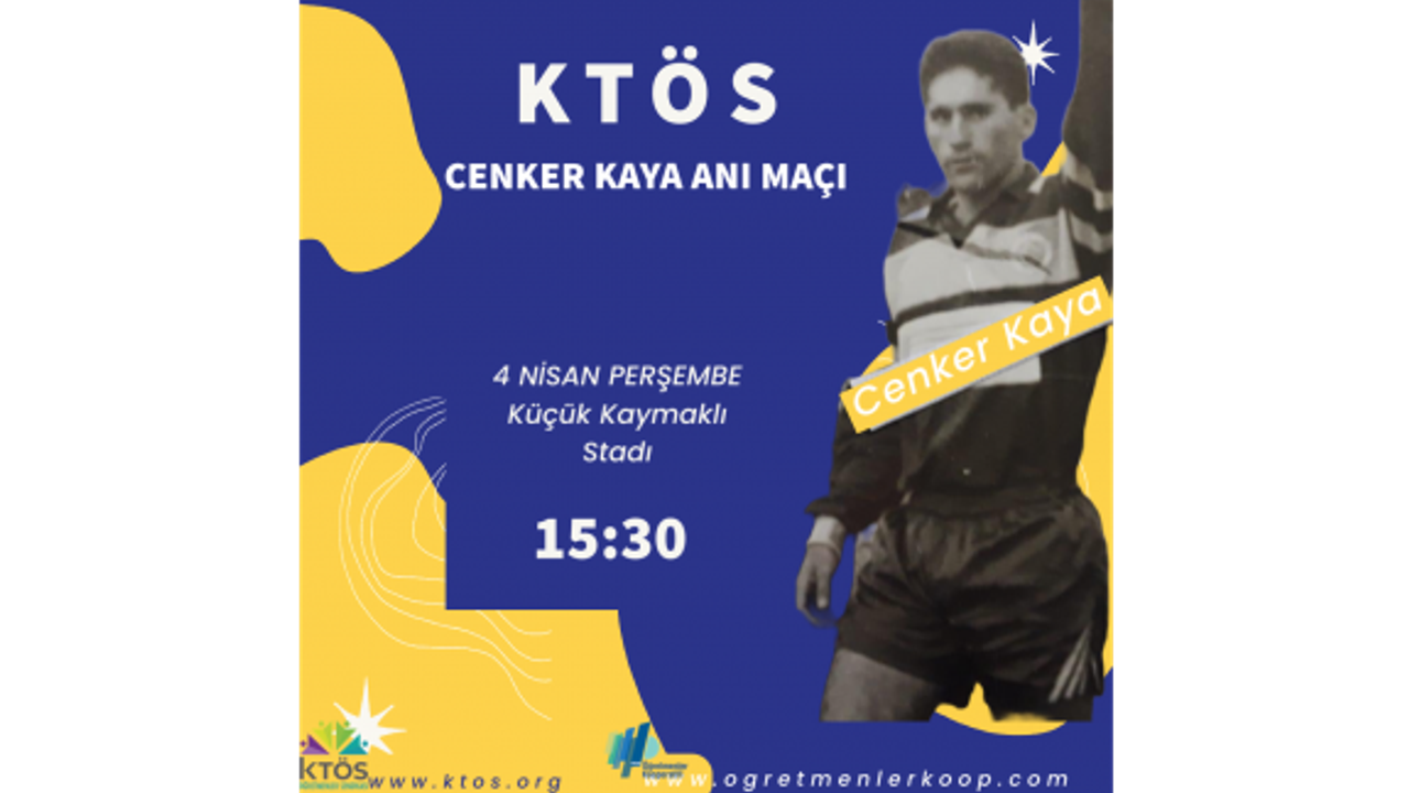 KTÖS, hayatını kaybeden üyesi Cenker Kaya anısına maç ve resepsiyon düzenliyor