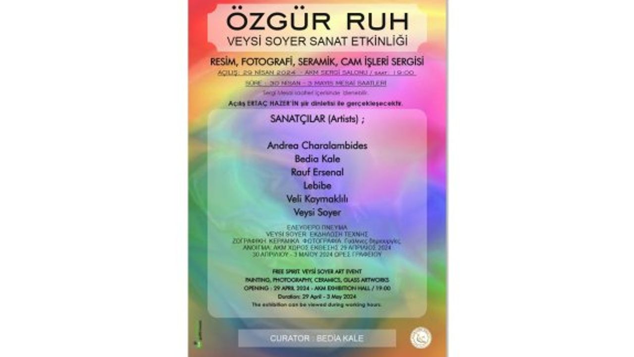 “Özgür Ruh” karma resim sergisi 29 Nisan’da