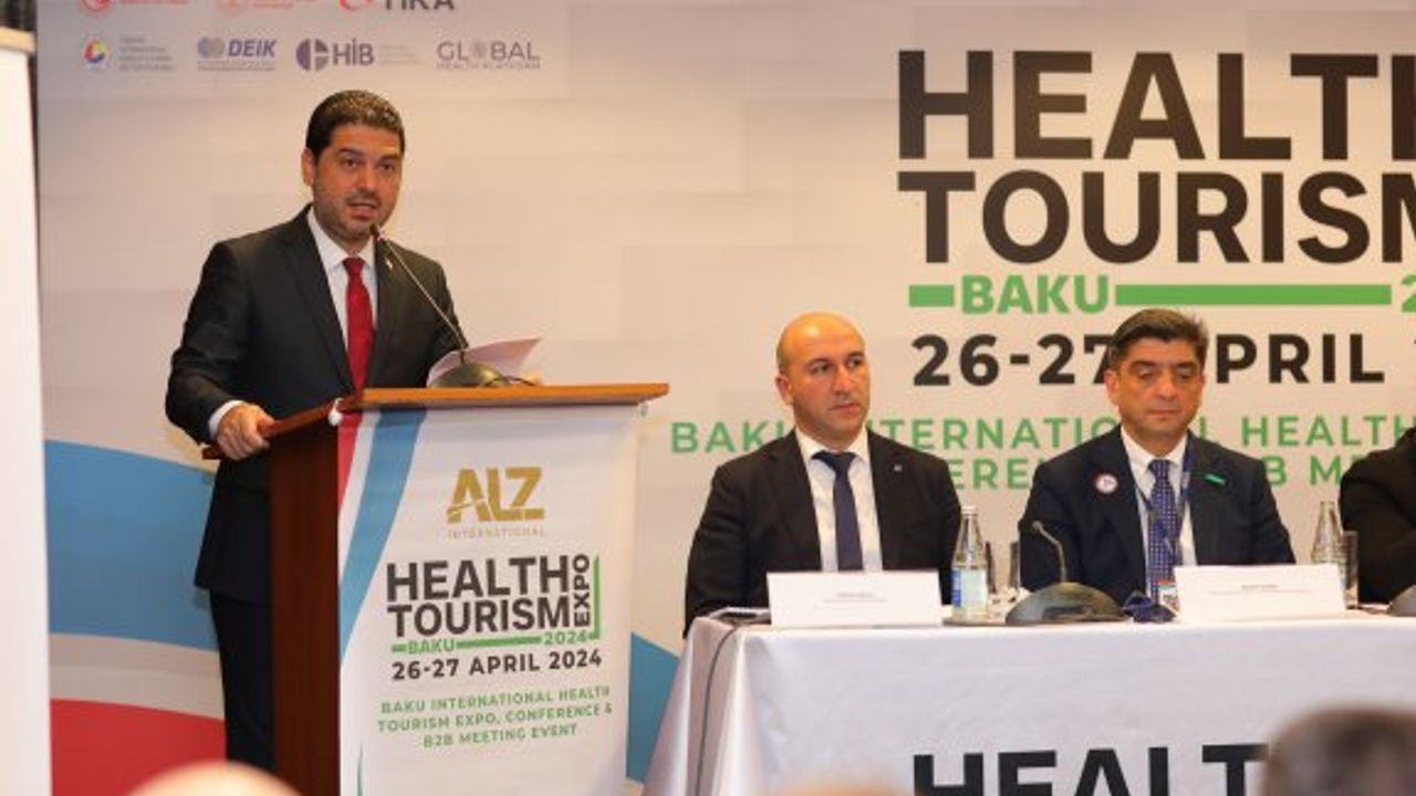 Savaşan HealthTourism Expo-Bakü açılışında KKTC’yi temsilen konuştu