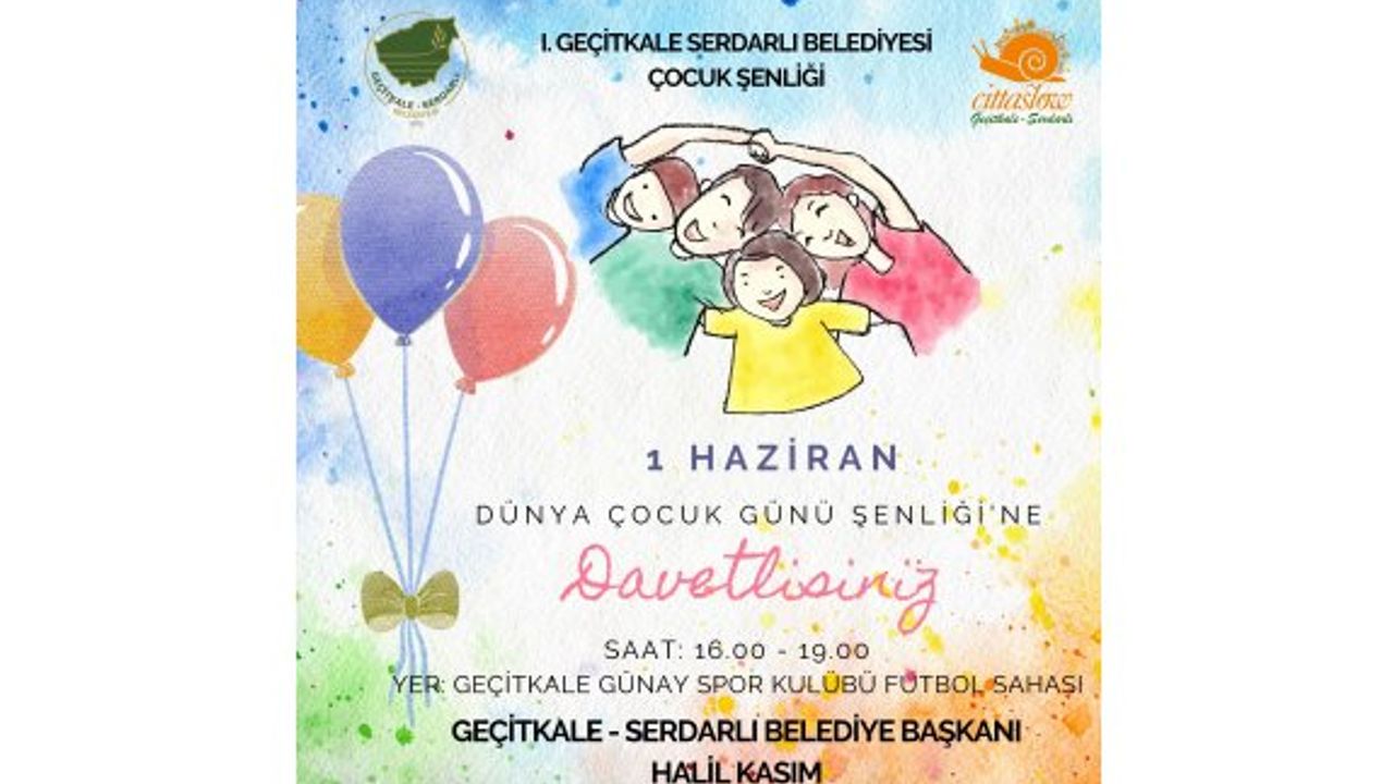 1.Geçitkale-Serdarlı Belediyesi “Kültür ve Sanat Festivali” 31 Mayıs- 2 Haziran tarihleri arasında yapılıyor