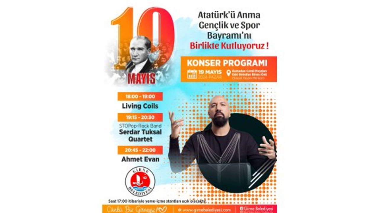 Girne'de pazar günü Ramadan Cemil Meydanı'nda 19 Mayıs etkinlikleri var