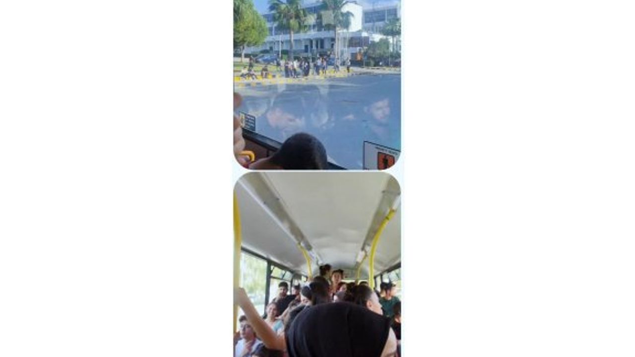 LAÜ öğrencilerinin servis otobüsleri isyanı büyük