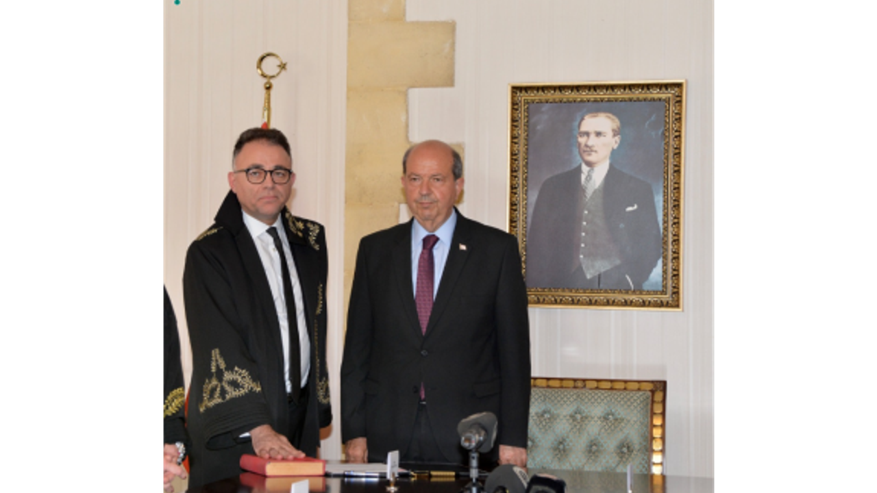 Özerdağ yemin ederek göreve başladı
