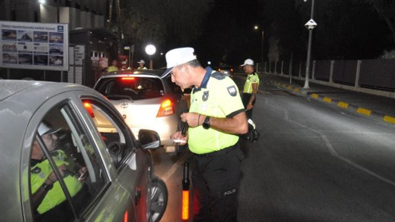 Trafik denetimlerinde 529 araç sürücüsü rapor edildi