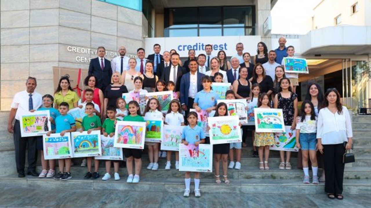 Creditwest Bank, Hayalleri Renklendiren  30. Yıl Resim Yarışması ödüllerini dağıttı
