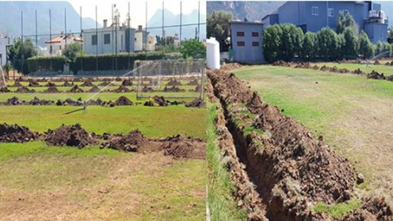 Düzkaya’ya antrenman sahası için çalışmalar başladı