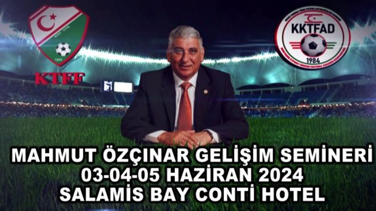 KKTFAD Antrenör Gelişim Semineri başlıyor