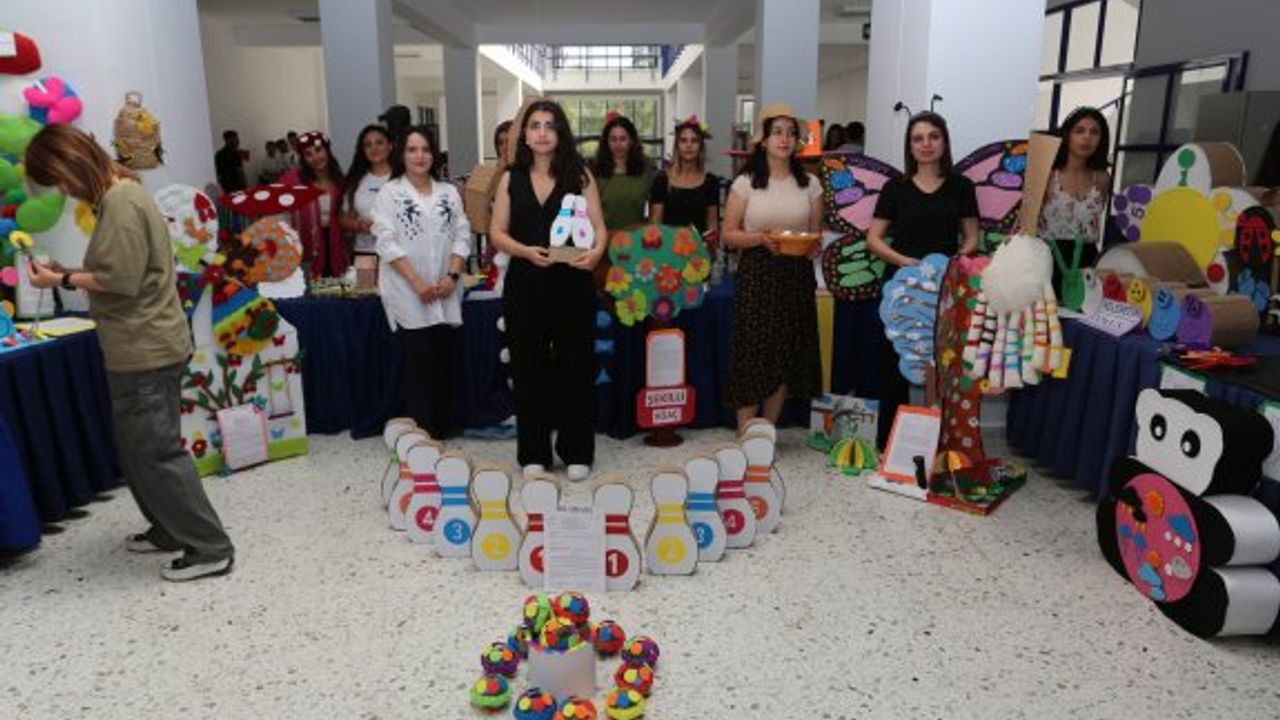 LAÜ Okul Öncesi Öğretmenliği yıl sonu sergisi düzenledi