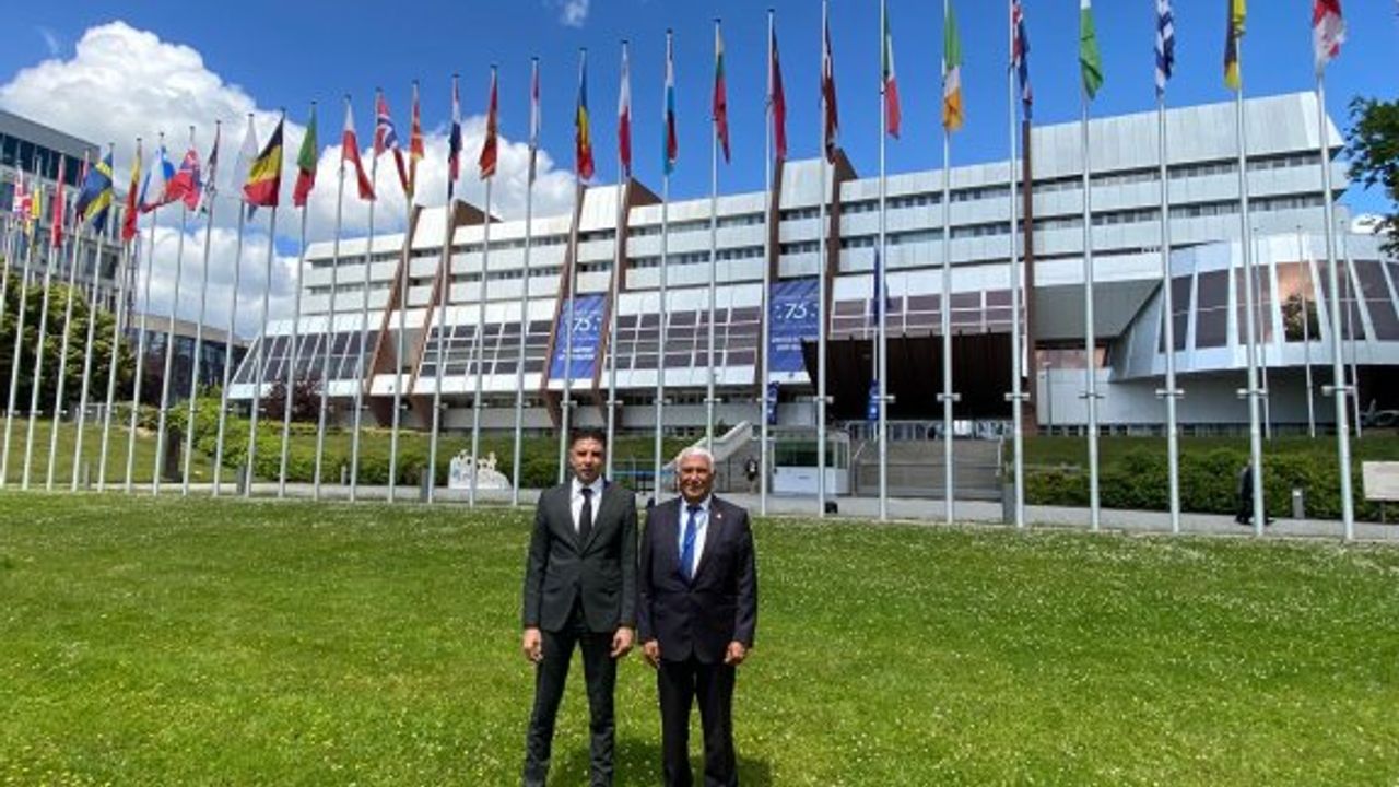 Özçınar ile Amcaoğlu Strasbourg’da Avrupa Konseyi toplantısına katıldı