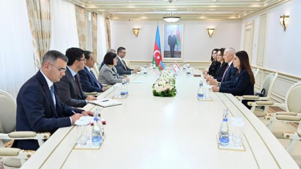 Töre, Azerbaycan Milli Meclisi Başkanı Gafarova ile görüştü