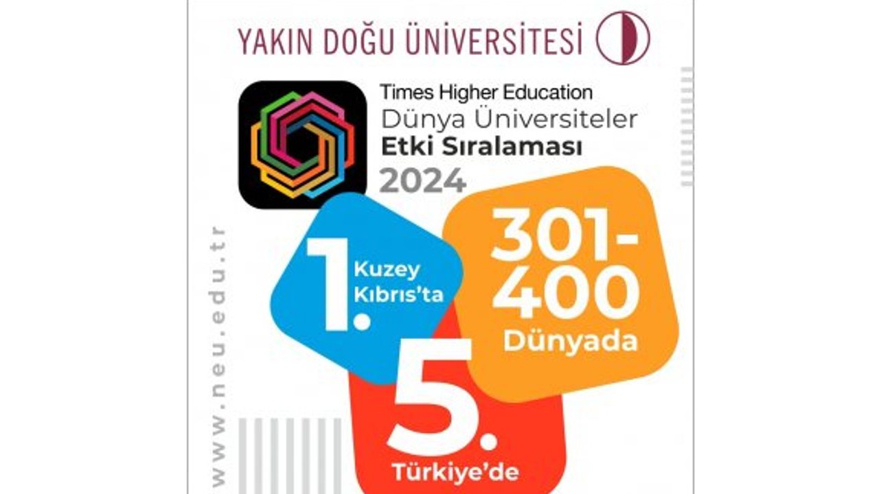 YDÜ dünyanın en etkili ilk 400 üniversitesi arasında!