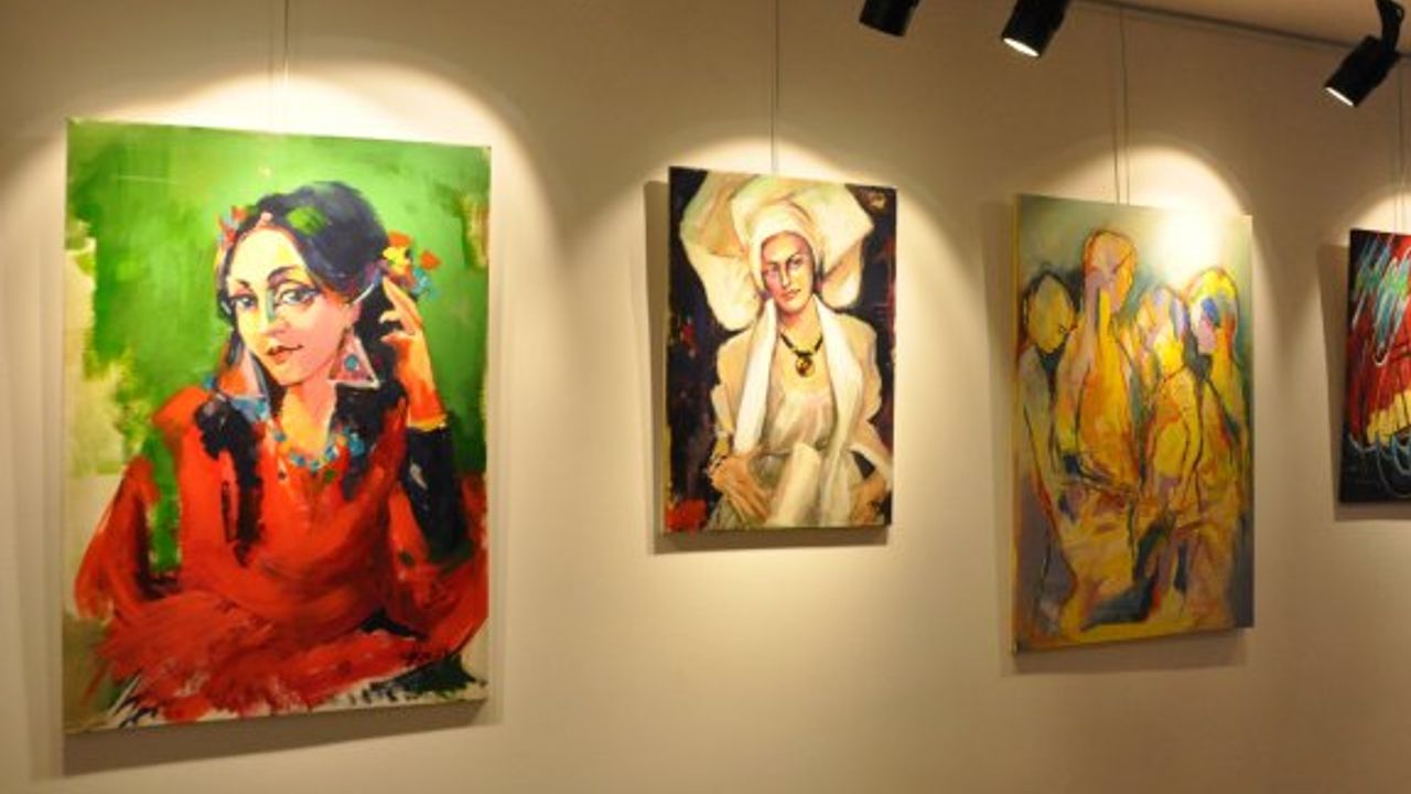 3. Uluslararası Güzelyurt Sanat Buluşması Sergisi açıldı
