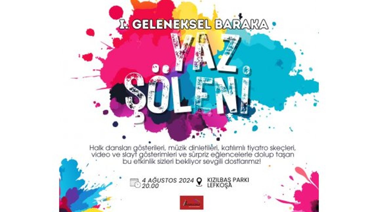 Baraka Kültür Merkezi 4 Ağustos’ta kültür sanat şöleni düzenliyor