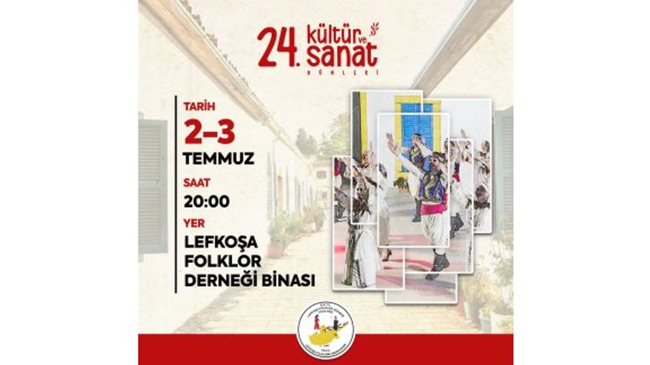 Folk-Der 24. Kültür ve Sanat Günleri yarın ve çarşamba günü yapılıyor