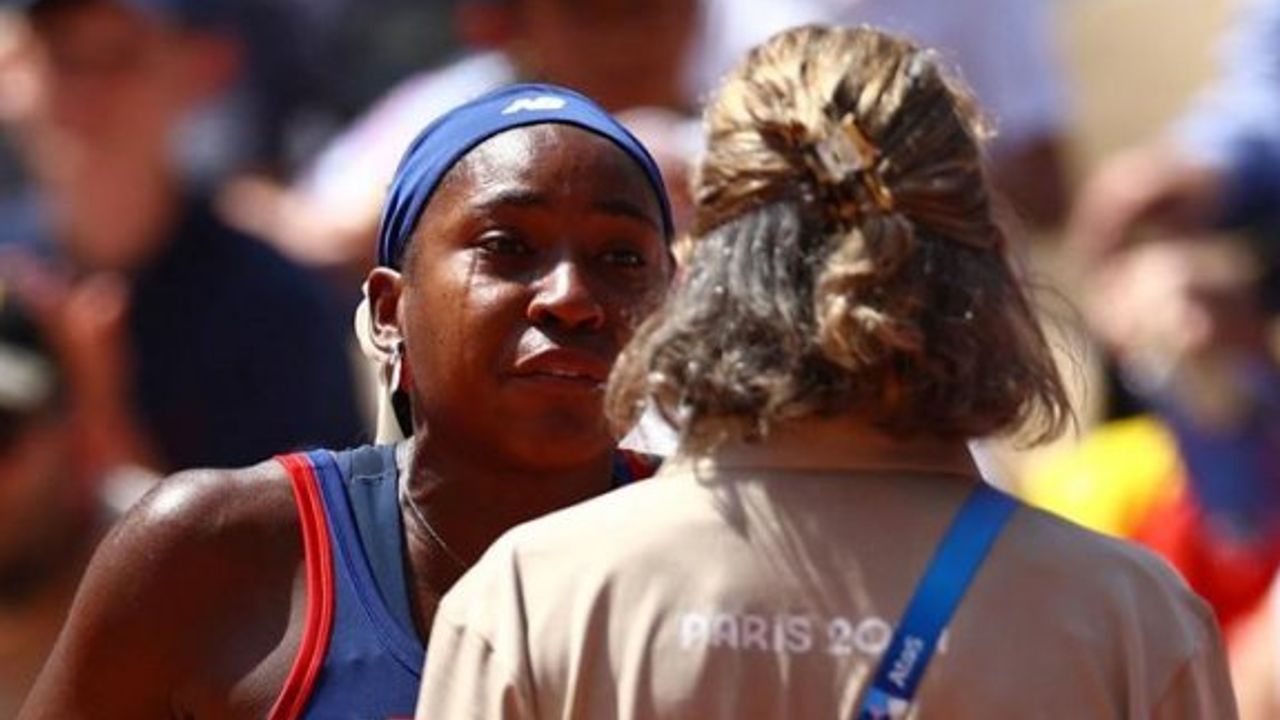 Gauff, Paris'e gözyaşlarıyla veda etti