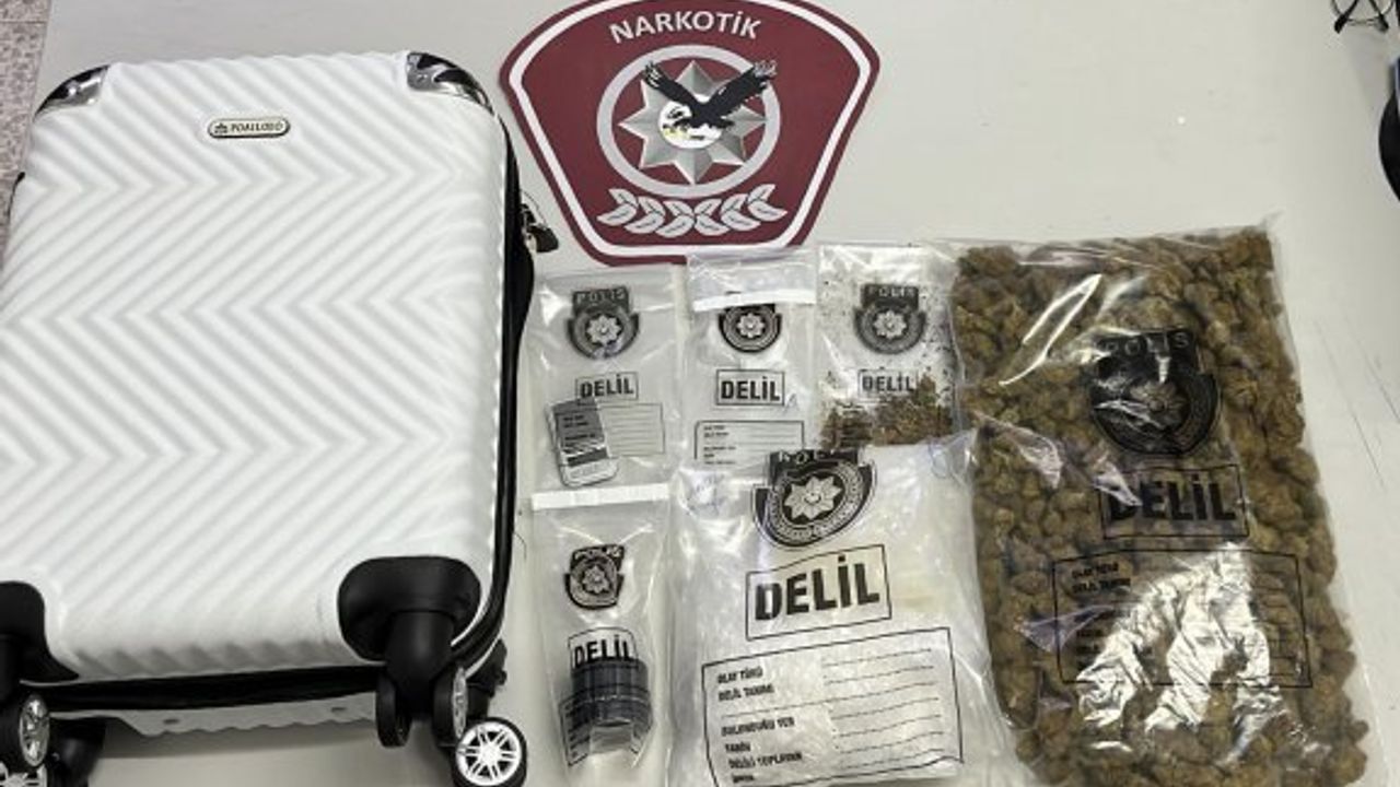 Polis Girne'de yaptığı operasyonda 705 gr hintkeneviri ele geçirdi