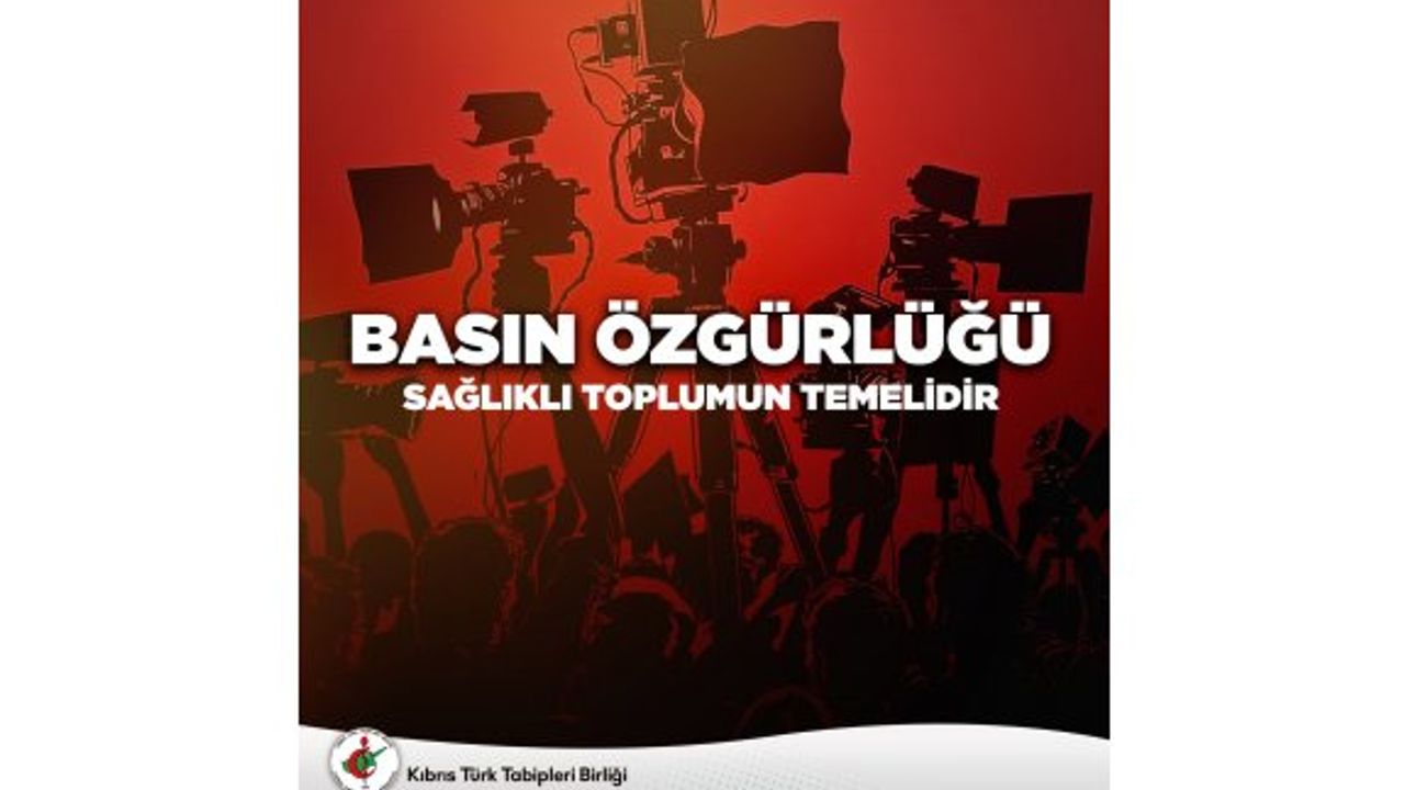 Tabipler Birliği'nden Basın Günü mesajı: “Basın özgürlüğü, sağlıklı toplumun temelidir”