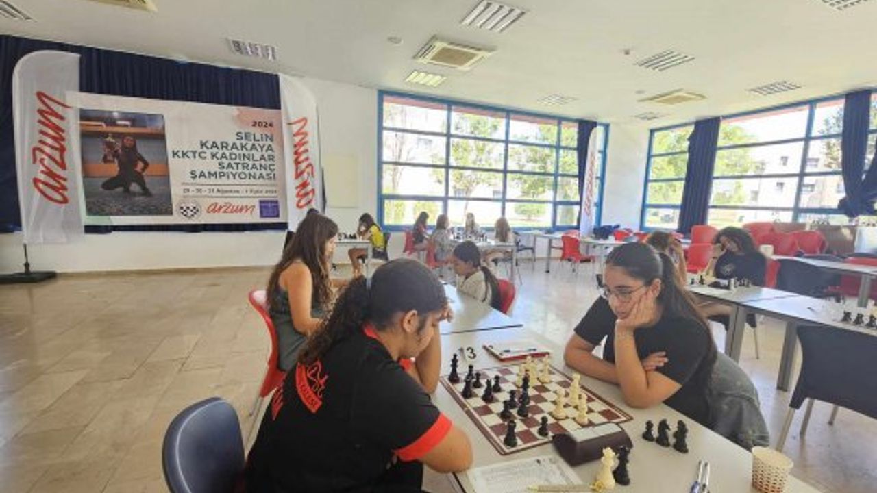 2024 Selin Karakaya KKTC Kadınlar Satranç Şampiyonası başladı