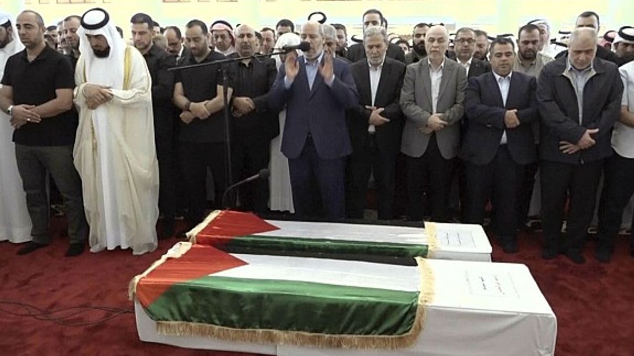 Haniye Katar'da son yolculuğuna uğurlandı