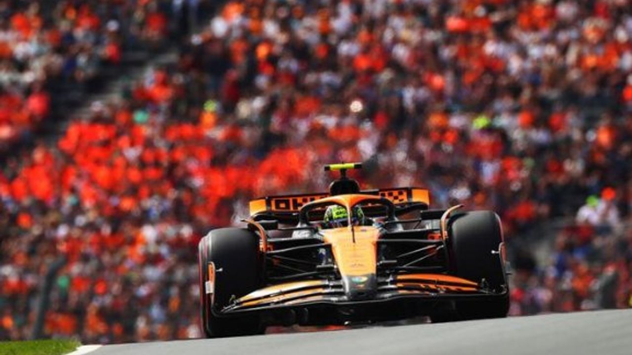 Hollanda'da kazanan Lando Norris
