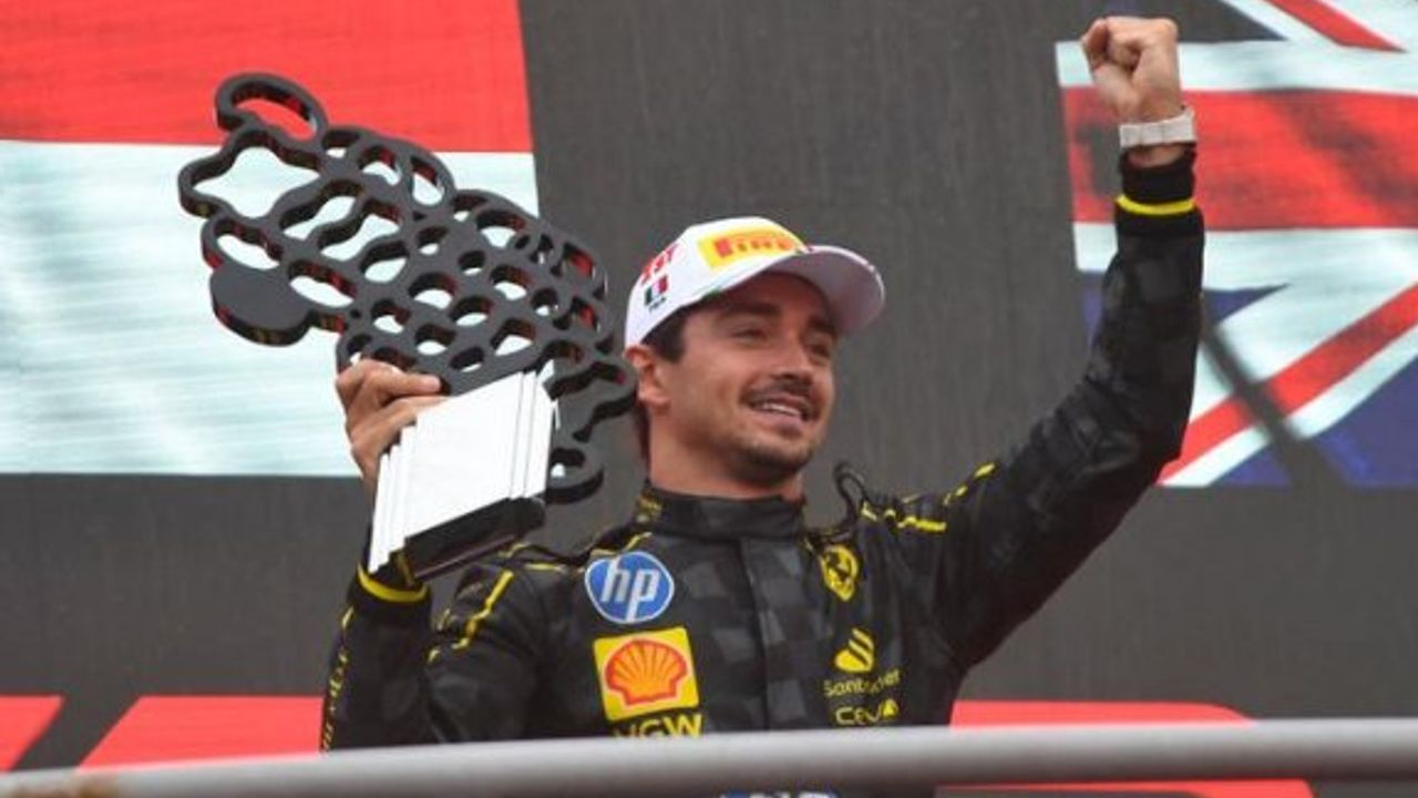 İtalya'da zafer Charles Leclerc'in