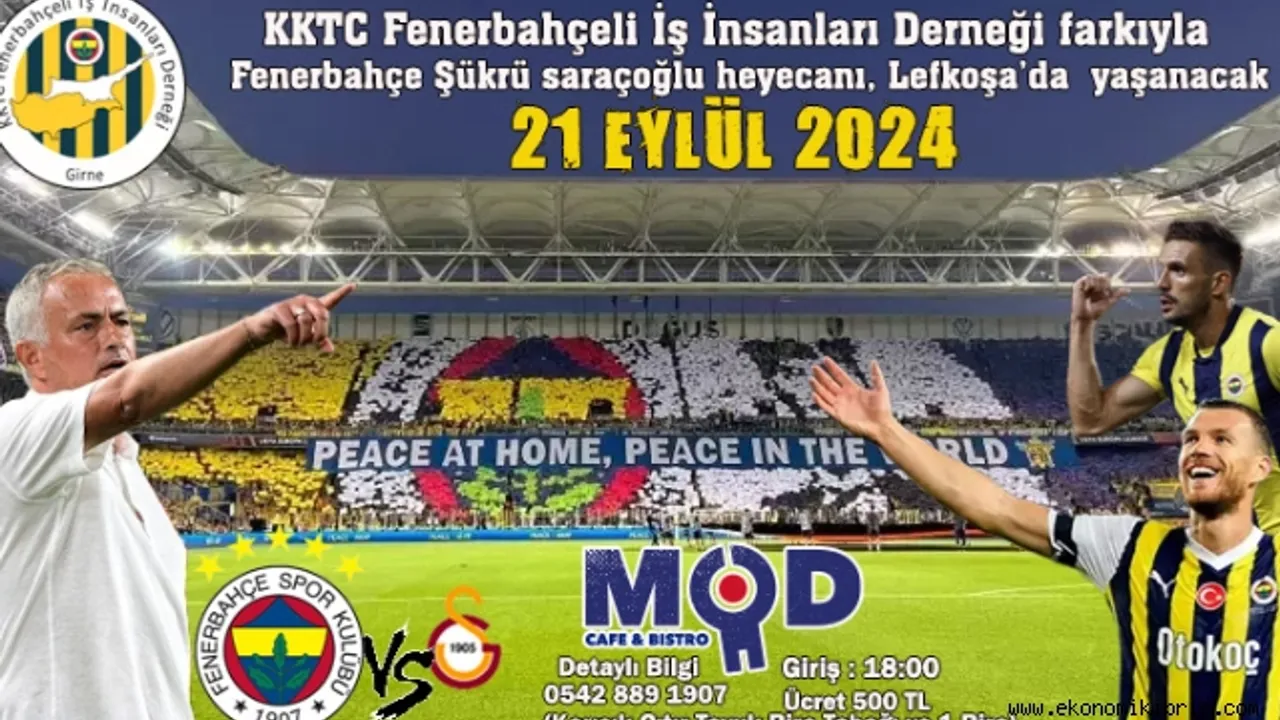 KKTC Fbider Fenerbahçe - Galatasaray maçı için Lefkoşa tribünü kuruyor