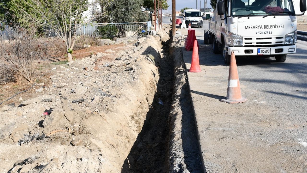 Mesarya Belediyesi, Korkuteli’nde altyapı çalışmalarını sürdürüyor