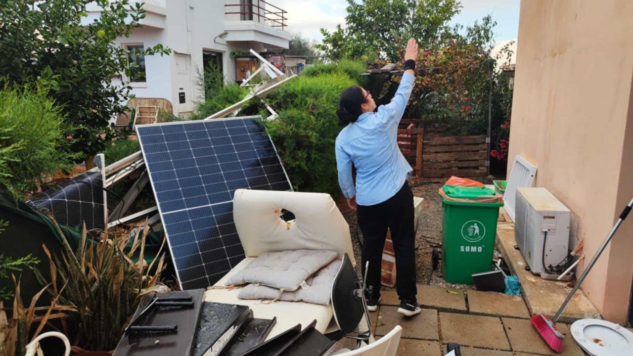 Avgoru’da hortum etkili oldu