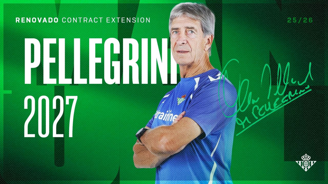 Real Betis, Pellegrini'yle nikah tazeledi