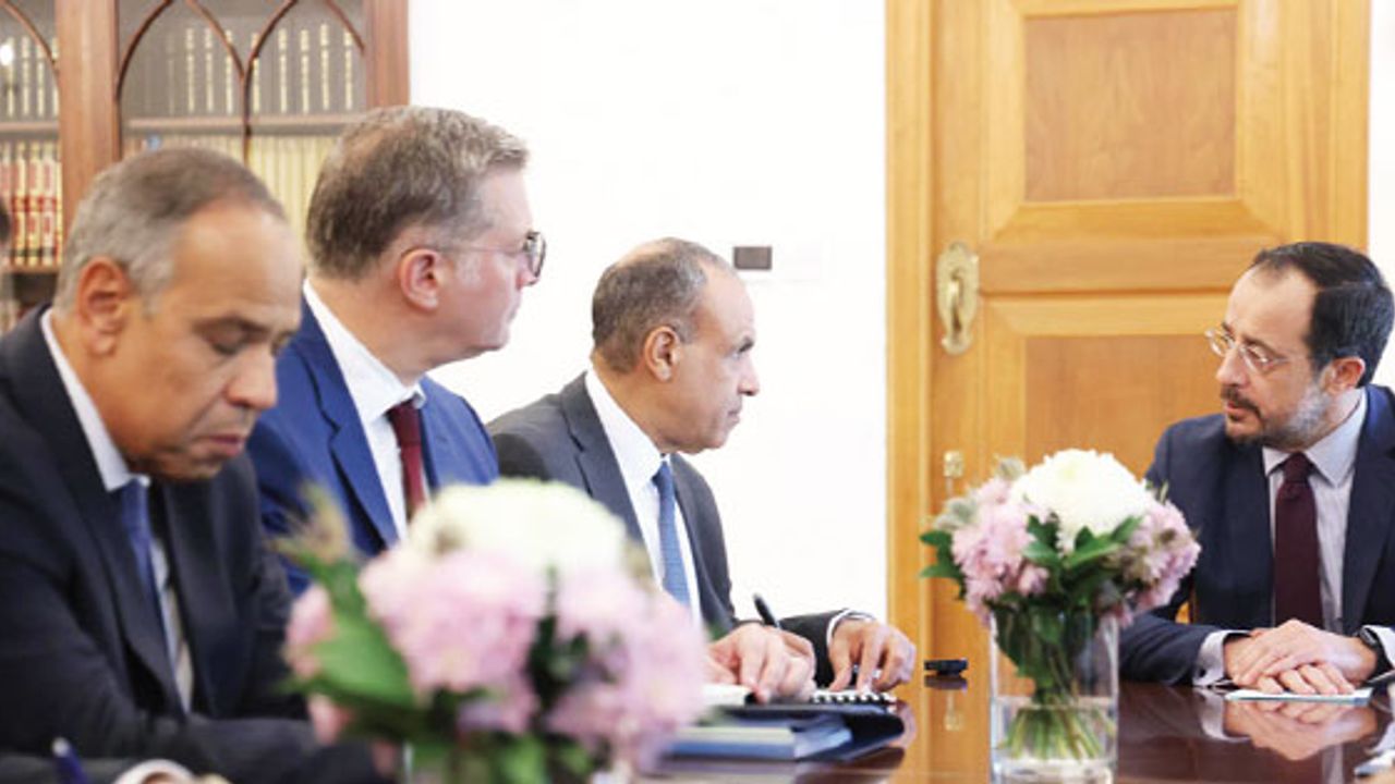 Hristodulidis Mısır Petrol bakanıyla görüştü