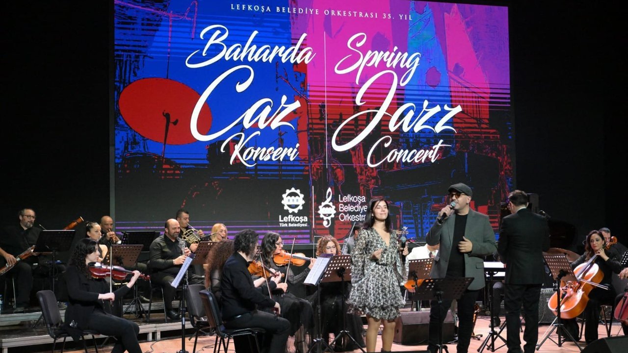 Lefkoşa Belediye Orkestrası “Baharda Caz Konseri” düzenledi