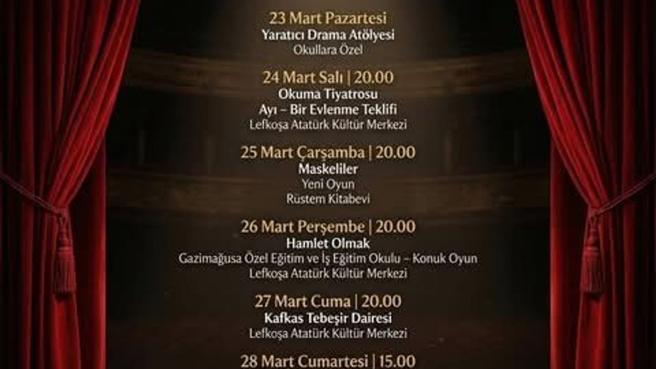 Devlet Tiyatroları’ndan “Tiyatro Haftası”