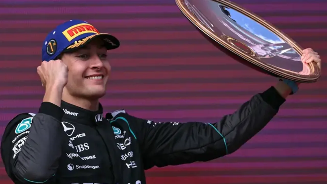 Avustralya'da zafer George Russell'in