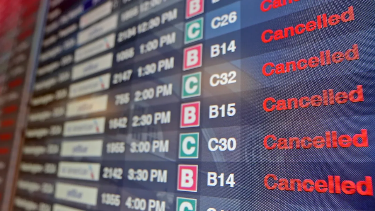 Larnaka ve Baf’tan bugün 45 uçuş daha iptal edildi