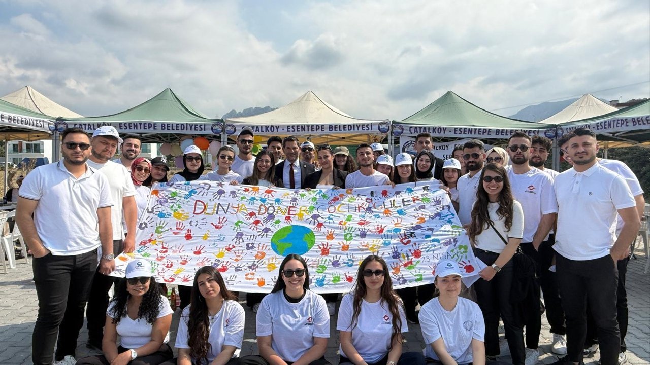 Alagadi çocuklarla şenlendi