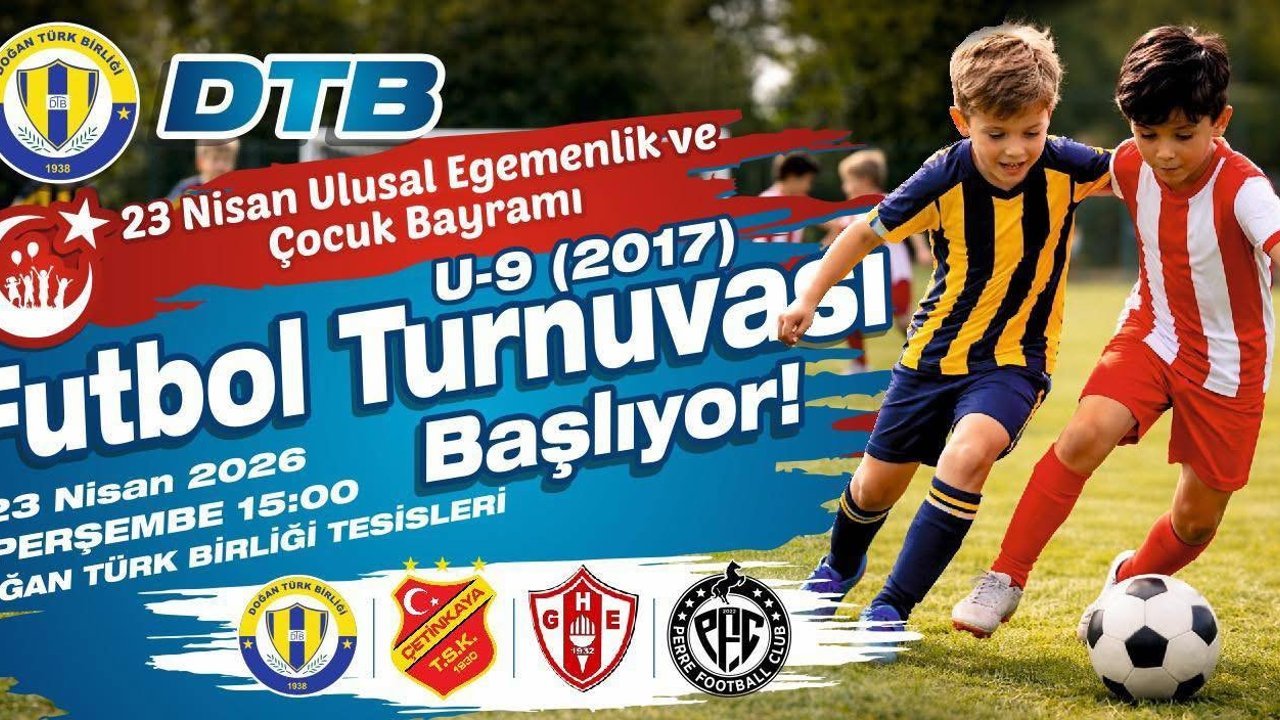 U9’lar 23 Nisan coşkusunu futbolla yaşayacak