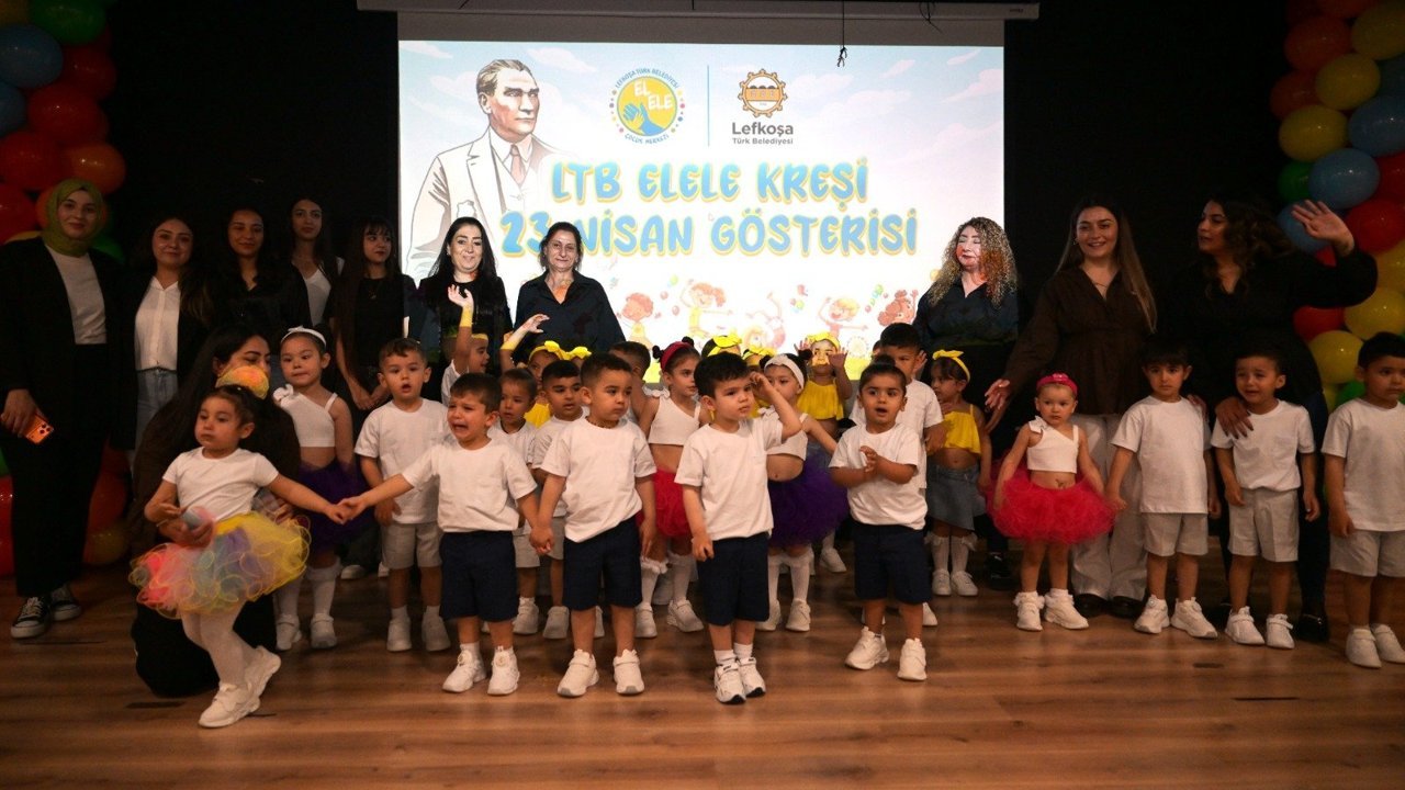 LTB El Ele Kreşi çocuklarına yönelik 23 Nisan etkinliği düzenlendi