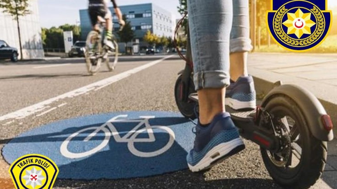 Polis, elektrikli scooter kurallarını hatırlattı, uyarılarda bulundu
